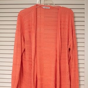Orange Cardigan (2X)
